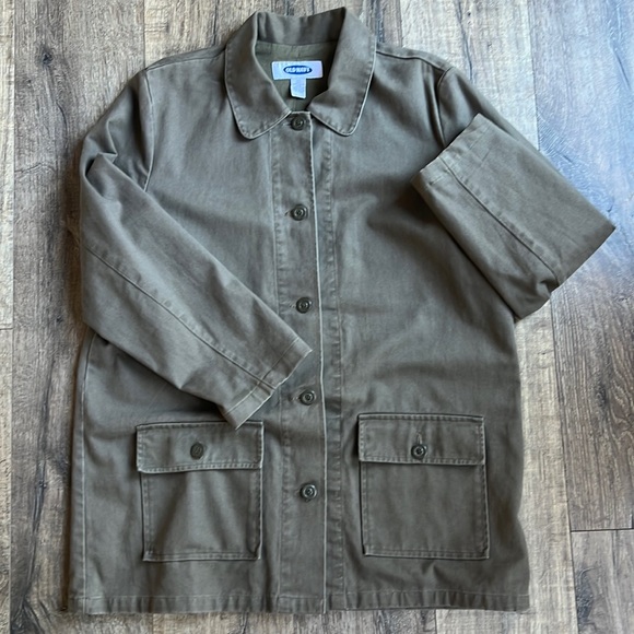 Old Navy Army green Utility Jacket - Picture 1 of 5